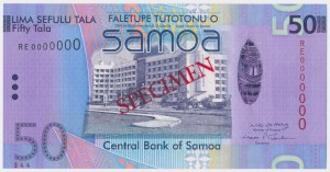 Samoa, 50 Tala ND (2008) - RE 0000000 - SPECIMEN