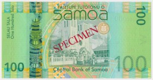 Samoa, 100 Tala ND (2008) - JD 0000000 - SPECIMEN