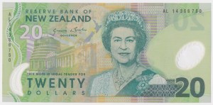 New Zealand, 20 Dollars 2014