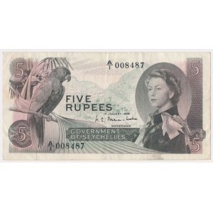 Seszele, 5 Rupees 1969