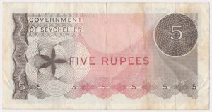 Seychelles, 5 Rupees 1969