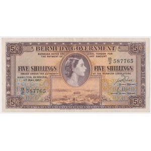 Bermudy, 5 Shillings 1957