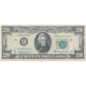 USA, 20 Dollars 1963