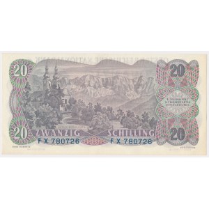 Austria, 20 Schilling 1956