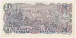 Autriche, 20 Schilling 1956