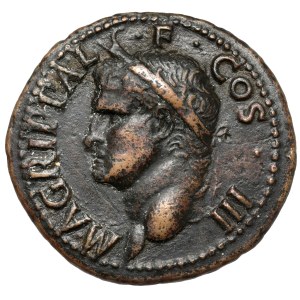 Agryppa - As pośmiertny wybity za panowania Kaliguli (37-41 n.e.)