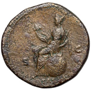 Antoninus Pius (138-161 n.e.) Sesterc, Rzym - ITALIA - b.rzadki