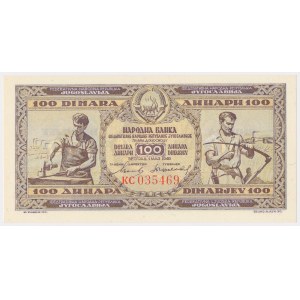 Jugosławia, 100 Dinara 1946