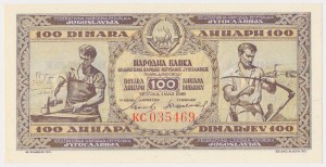 Yugoslavia, 100 Dinar 1946
