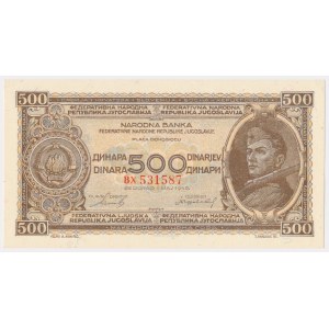 Jugosławia, 500 Dinara 1946