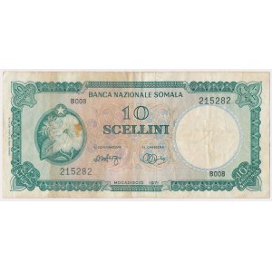 Somalia, 10 Scellini 1971
