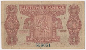 Lituanie, 1 Litas 1922
