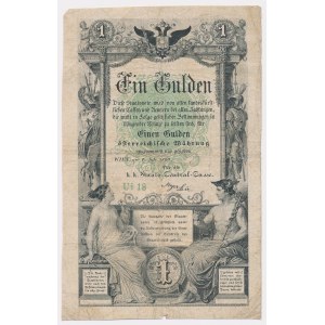 Austria, 1 Gulden 1866