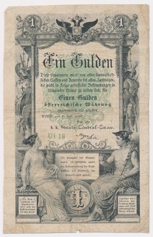 Austria, 1 Gulden 1866