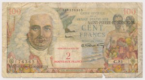 Saint-Pierre and Miquelon, 100 Francs ND (1950-1960)