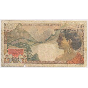 Saint-Pierre i Miquelon, 100 Francs ND (1950-1960)