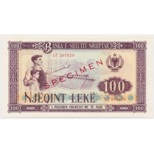 Albania, 100 Leke 1964 SPECIMEN