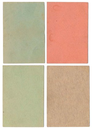 Forest [Marklissa], Erich Schnabel - set of 20, 40, 60 and 80 pfg (4pcs)