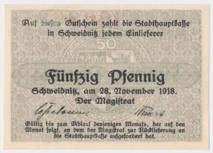 Swidnica [Schweidnitz], 5 fenig 1918