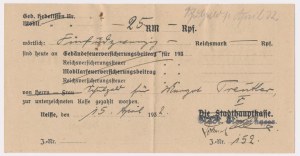 Nysa [Neisse], 50 milliards de marks 1923