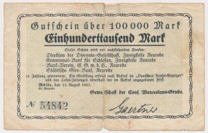 Miłków [Mölke], 100,000 marks 1923