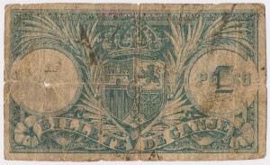 Puerto Rico, 1 peso 1895