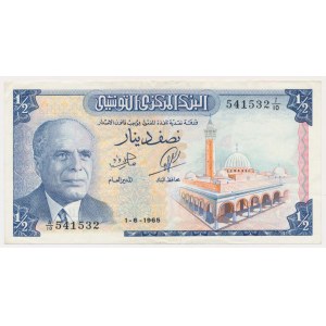Tunezja, 1/2 Dinar 1965