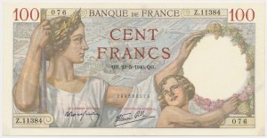 France, 100 Francs 1940