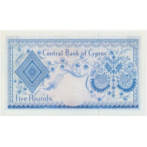 Cypr, 5 Pounds 1975