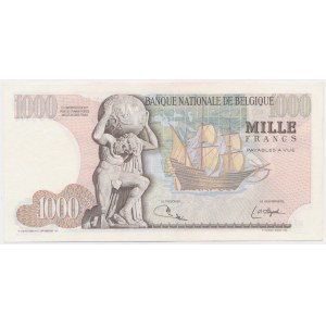 Belgia, 1.000 Francs 1975