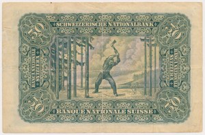 Switzerland, 50 Francs 1947