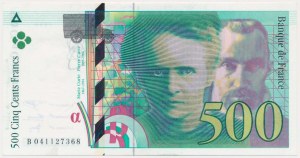 France, 500 Francs 1998