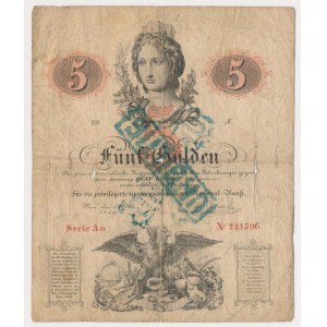 Austria, 5 Guldenów 1859 - UNGULTIG