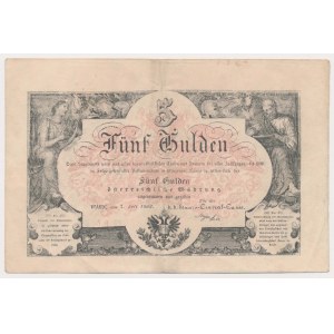 Austria, 5 Guldenów 1866