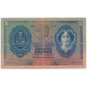 Austria, 20 Koron 1907