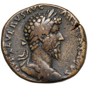 Lucjusz Werus (161-169 n.e.) Sesterc, Rzym