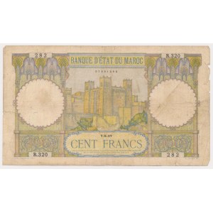 Maroko, 100 Francs 1937