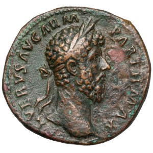 Lucjusz Werus (161-169 n.e.) Sesterc, Rzym