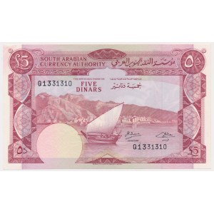 Jemen, 5 Dinars ND (1965)