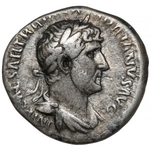 Hadrian (117-138 n.e.) Denar, Rzym - rzadki