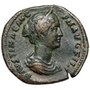 Faustyna II Młodsza (161-175 n.e.) Sesterc, Rzym