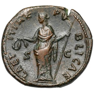 Faustyna II Młodsza (161-175 n.e.) Sesterc, Rzym