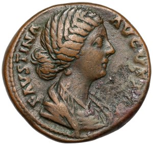 Faustine II la Jeune (161-175 ap. J.-C.) Sesterc, Rome