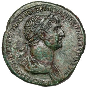 Trajan (98-117 n.e.) Sesterc, Rzym