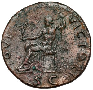 Domitien (81-96 ap. J.-C.) Sesterc, Rome - rare