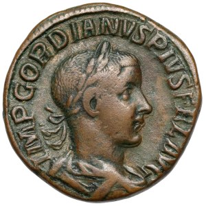 Gordian III (238-244 n.e.) Sesterc, Rzym