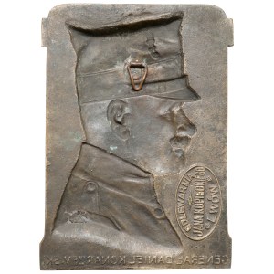 Plakieta, Generał Daniel Konarzewski - Kazimierz Chudziński, Lwów 1919