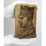Plakieta (18x12,5cm) Generał Daniel Konarzewski, Lwów 1919 (Chodziński)