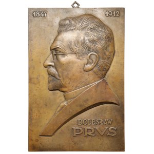Plakieta MW (?) Bolesław Prus (250x165) - wtórny