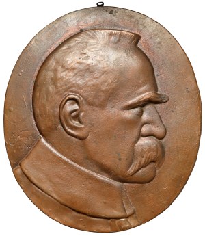 Medalion (25,5x22,5cm) Józef Piłsudski 1920